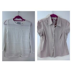 Lots of 2 women's shirt and sweater Size PM